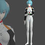 Rei Ayanami plug-suit Hi-poly plus new textures