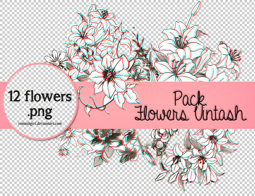 Pack flowers.png by vintashgirl on DeviantArt