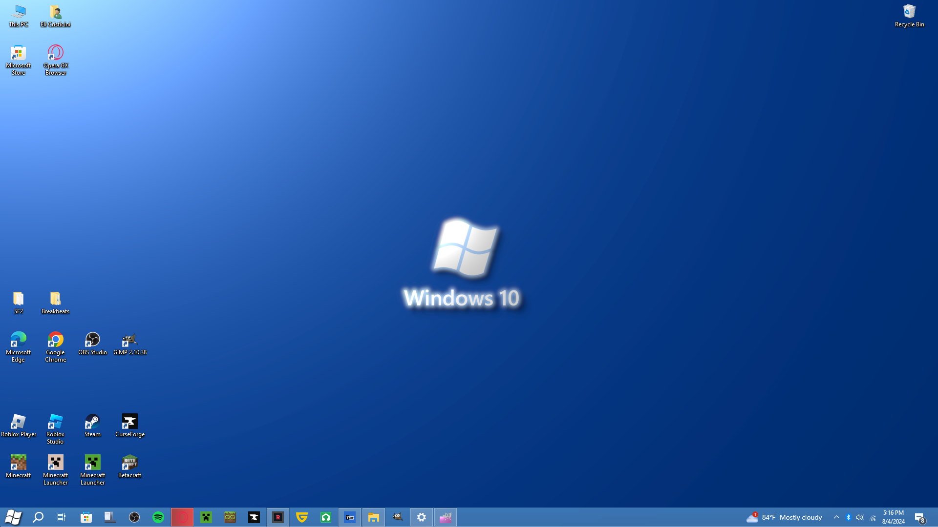 Windows 7-ish style Windows 10 Wallpapers by FoxiiFoxii on DeviantArt, image size:1920x1080