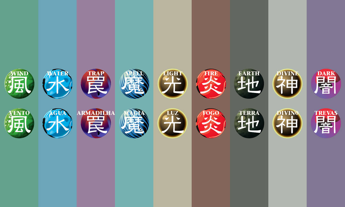 YuGiOh Card Attributes Icons by Kijmoshy on DeviantArt