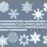 Snow flakes brushes 2