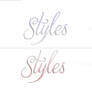 Text Styles #1 [SD Graphics]