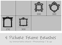 Fancy Photo Frame PS Brushes