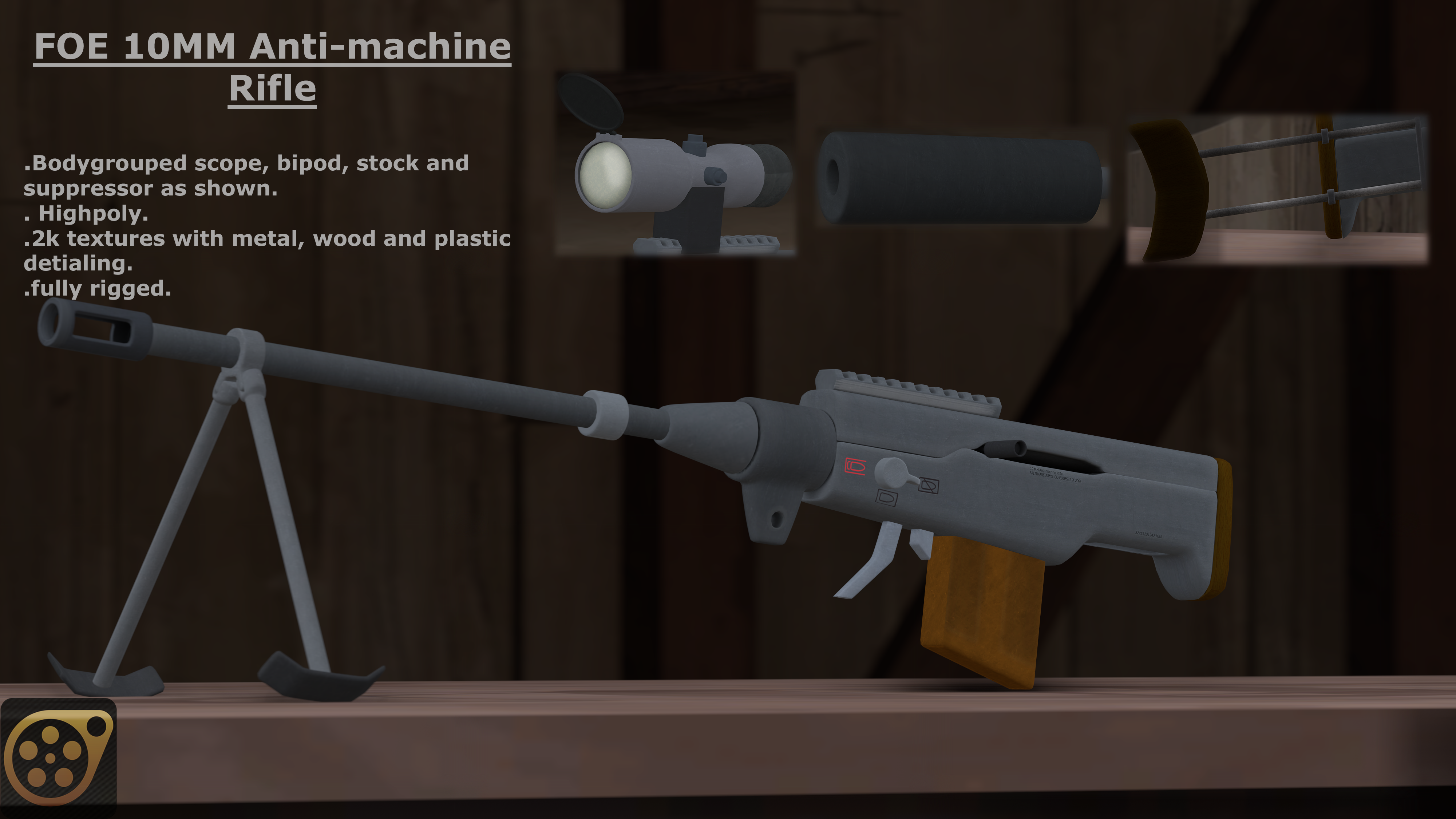 (DL) FOE 10mm Anti-machine Rifle