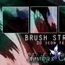 Brush Strokes Icon Textures