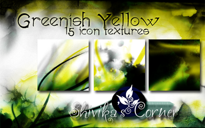 Greenish Yellow Icon Textures