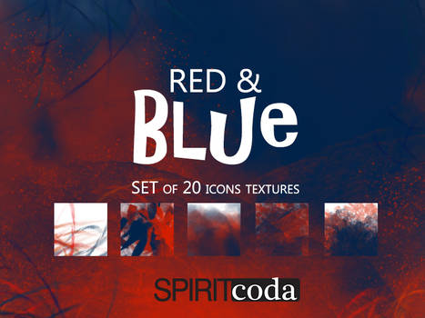 Red and Blue Icon Textures Pack
