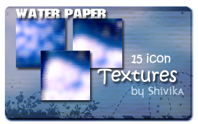 Water Paper Icon Textures by spiritcoda