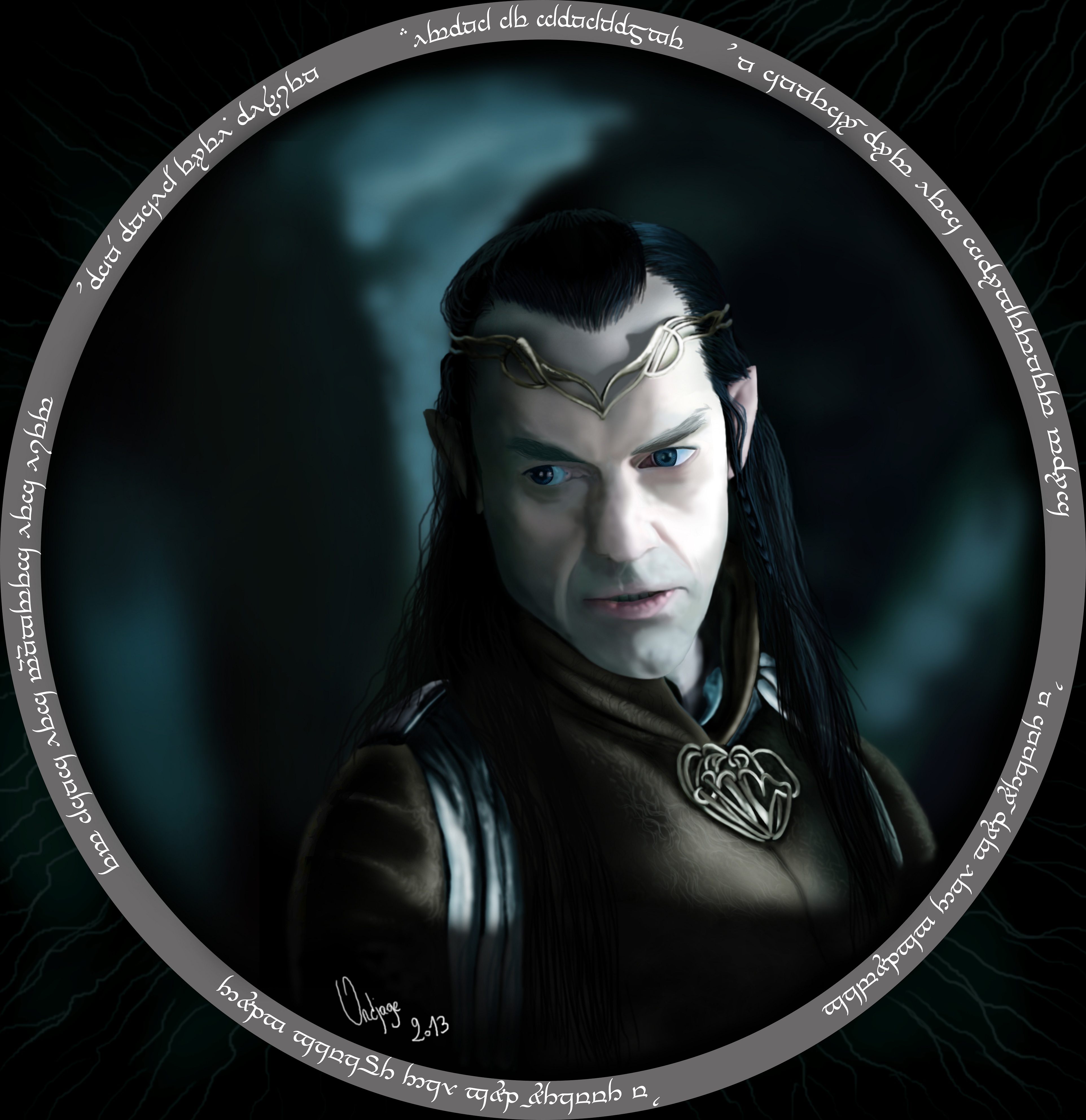 How To Draw Elrond - VIDEO