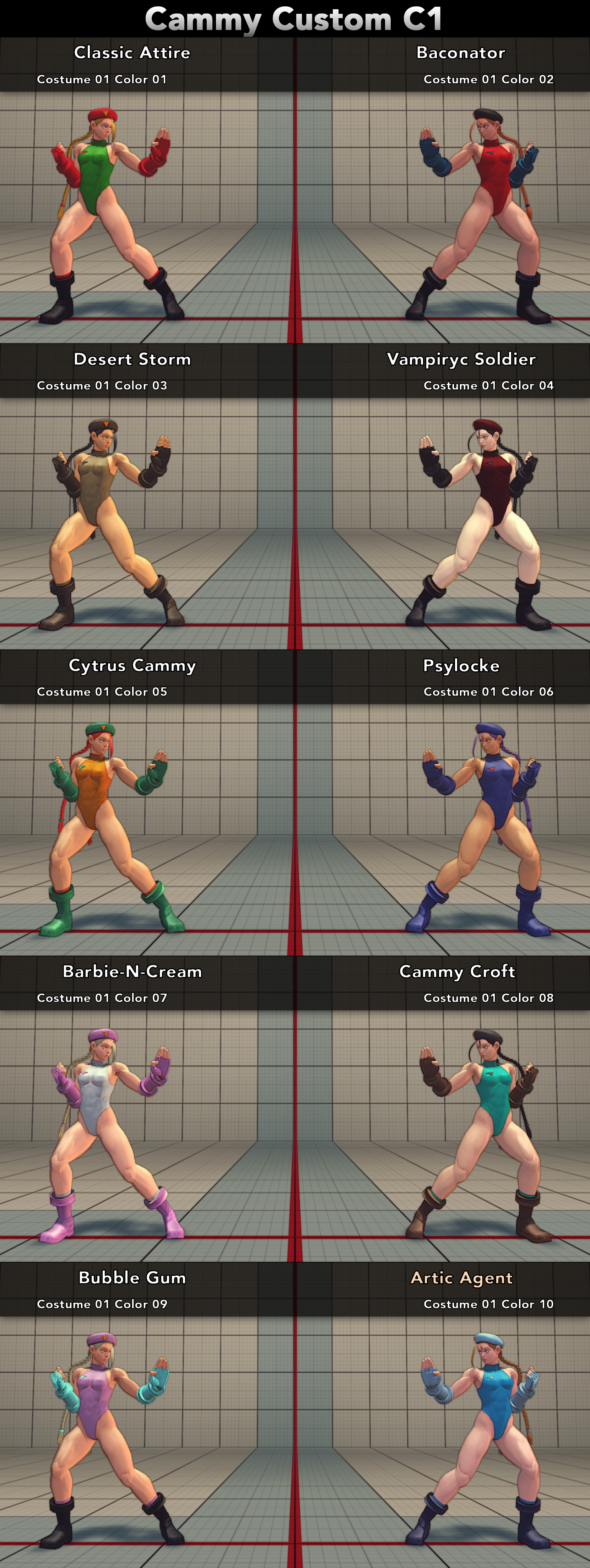 Cammy Custom Colors C1