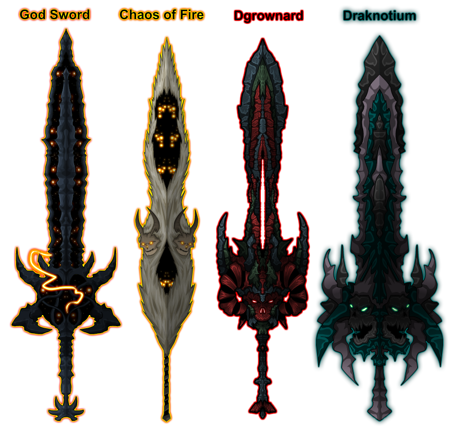 Sword God In A World Of Magic God Sword, Chaos of Fire, Dgrownard, Draknotium by Belozw on DeviantArt
