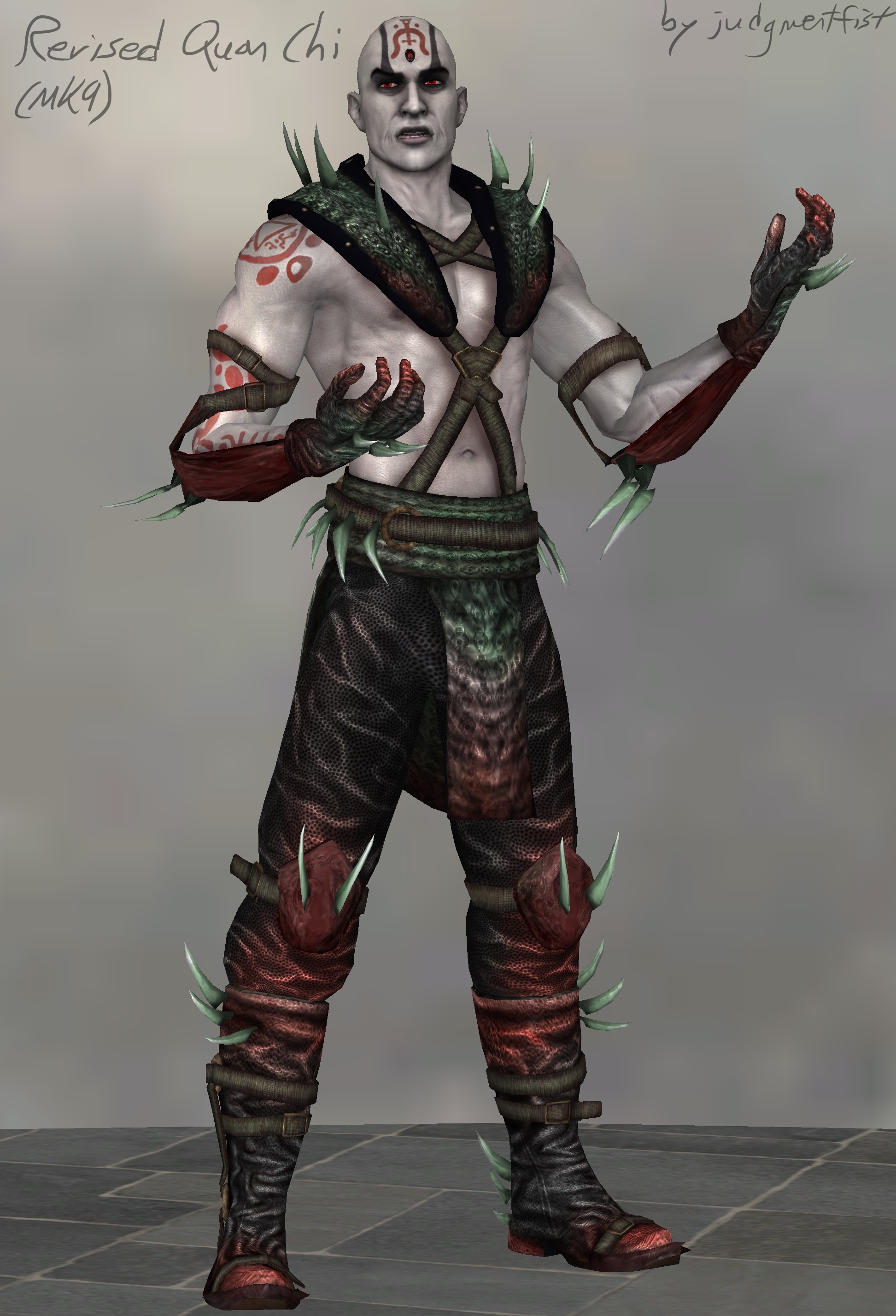 Revised Quan Chi MK9 [xps download] by judgmentfist on DeviantArt