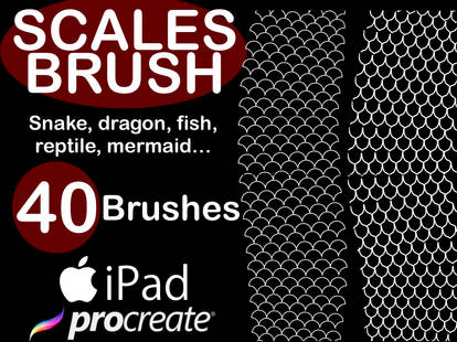 Procreate Scales Brush Set