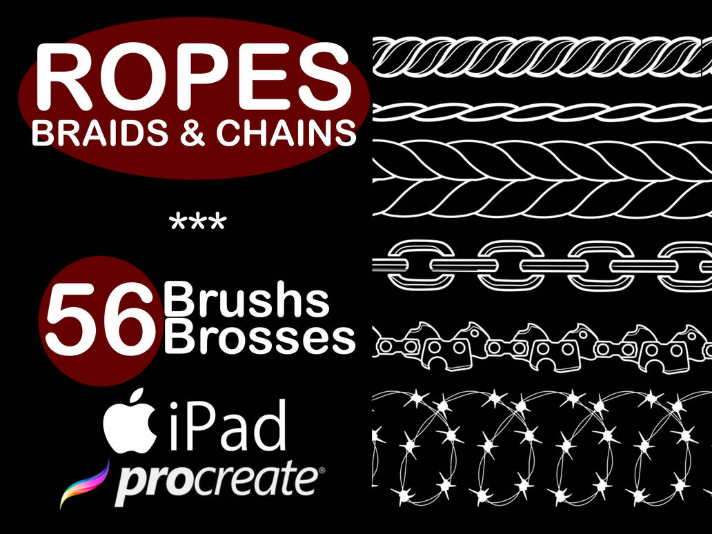 free procreate rope brushes