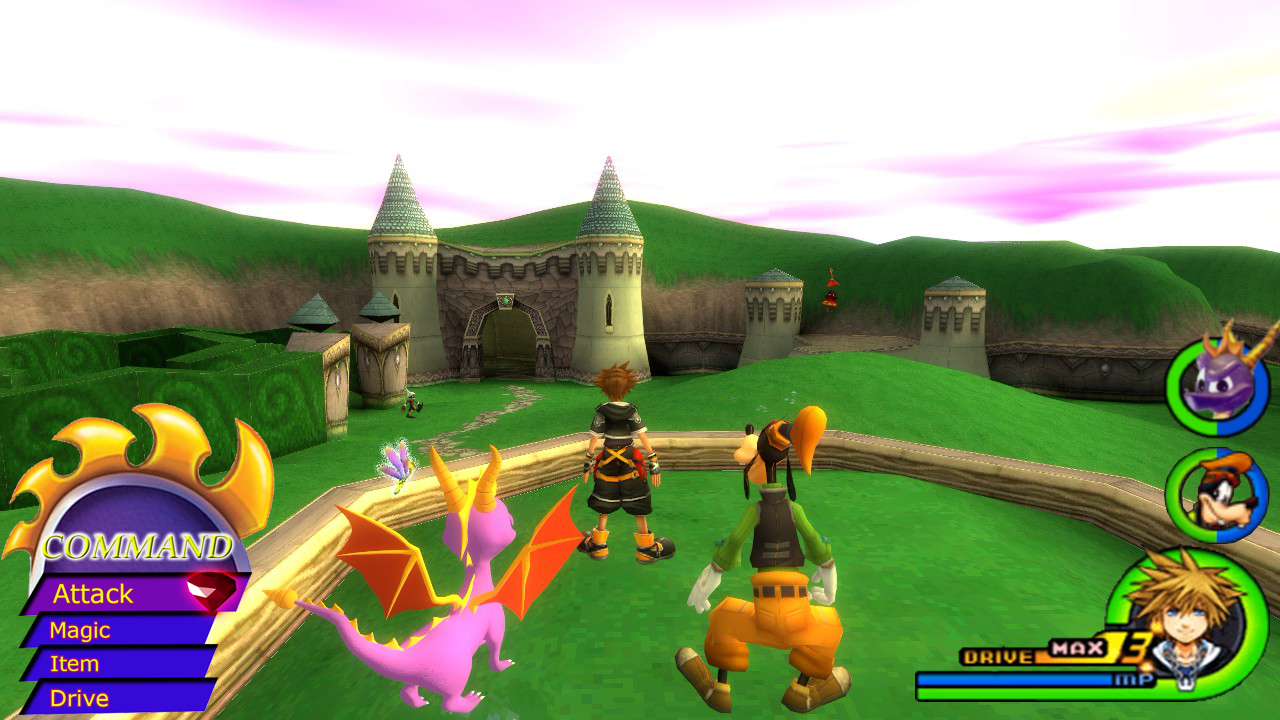 Kingdom Hearts - Spyro World