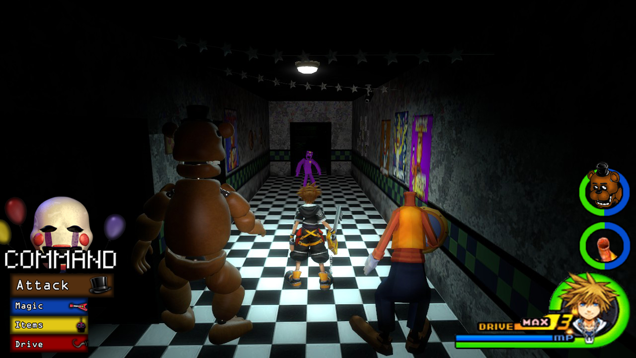 Kingdom Hearts - Five Nights at Freddy's World by OneKingdomPlanet on  DeviantArt