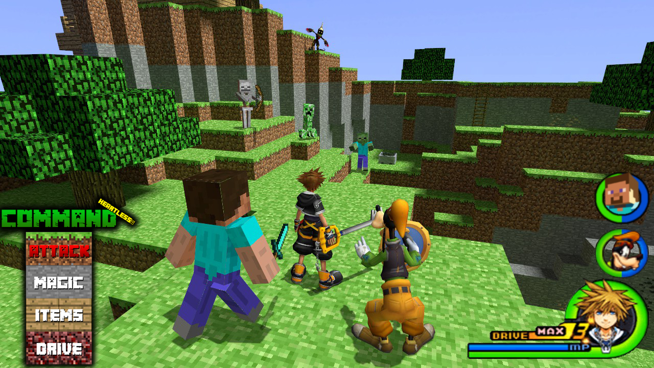 Kingdom Hearts Minecraft World By Vitor Aizen On Deviantart