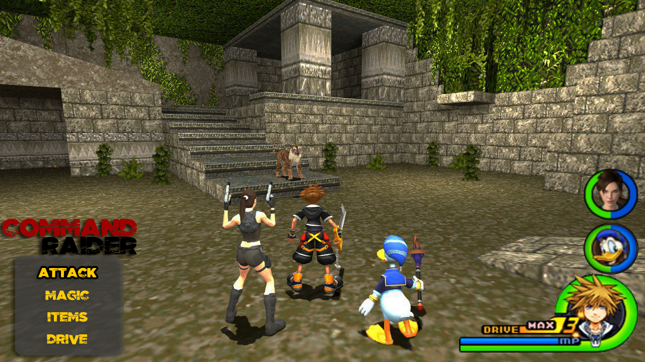 Kingdom Hearts - Tomb Raider World