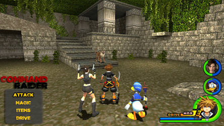 Kingdom Hearts - Tomb Raider World by OneKingdomPlanet