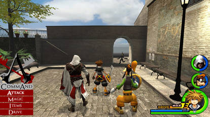 Kingdom Hearts - Assassins Creed World