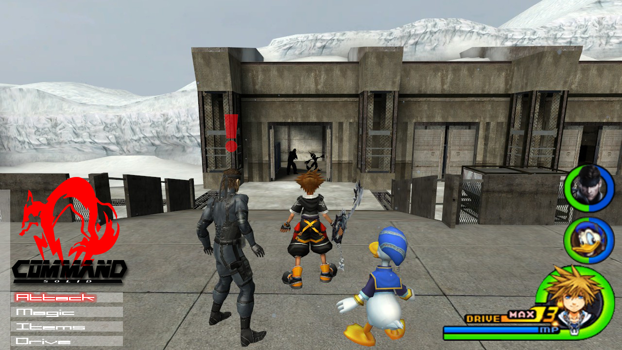 Kingdom Hearts - Metal Gear Solid World