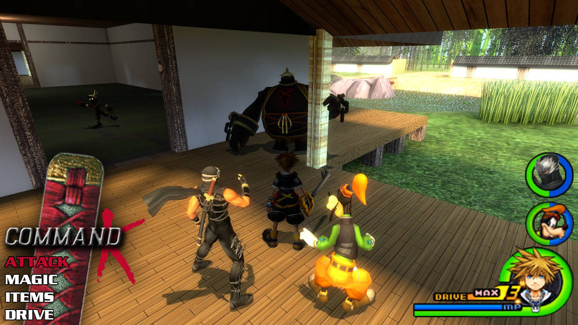 Kingdom Hearts - Ninja Gaiden World by OneKingdomPlanet on DeviantArt