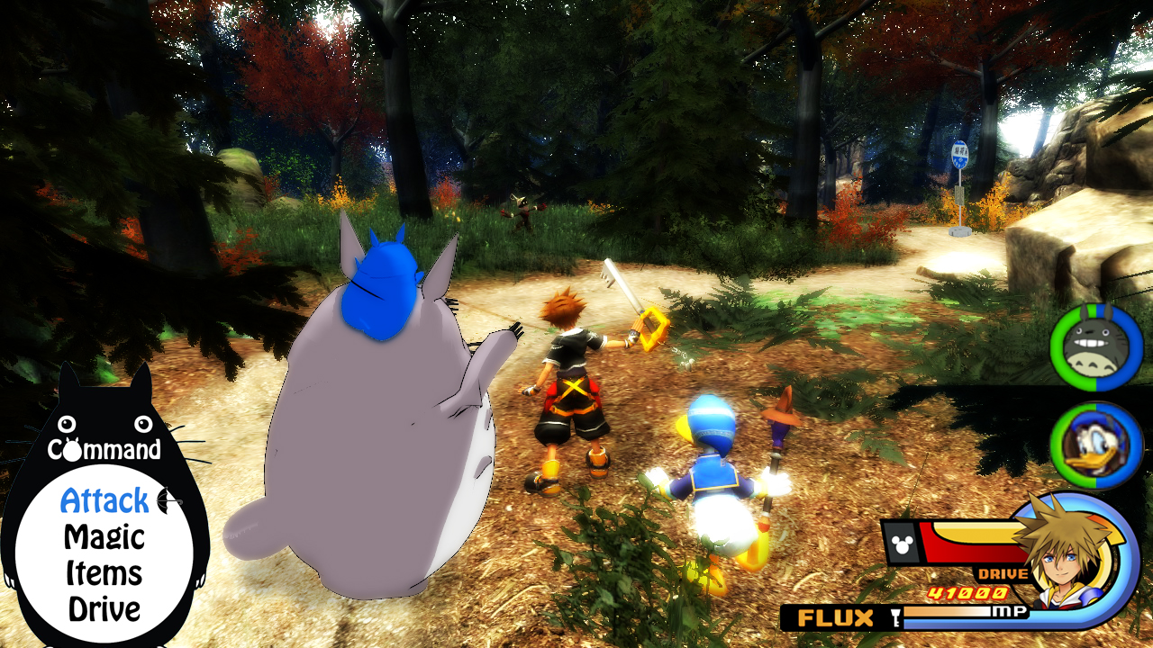 Kingdom Hearts - My Neighbor Totoro World by OneKingdomPlanet on DeviantArt