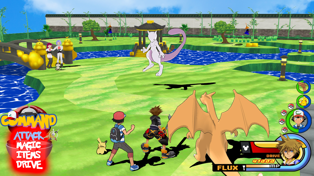 Kingdom Hearts - Pokemon (Anime) World by OneKingdomPlanet on DeviantArt