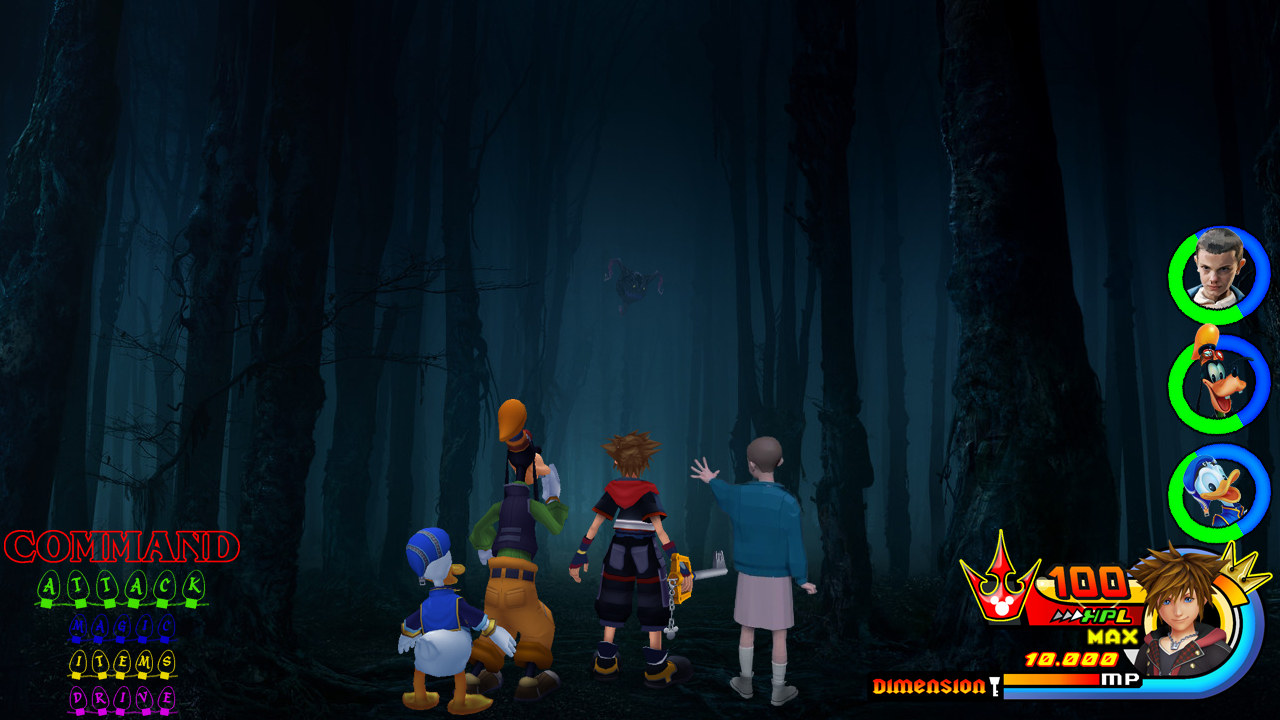 Kingdom Hearts - Stranger Things World by OneKingdomPlanet on DeviantArt