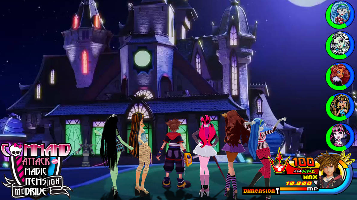 Kingdom Hearts Monster High World By Vitor Aizen On Deviantart