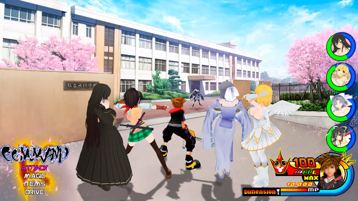 Kingdom Hearts - Senran Kagura World by OneKingdomPlanet on DeviantArt