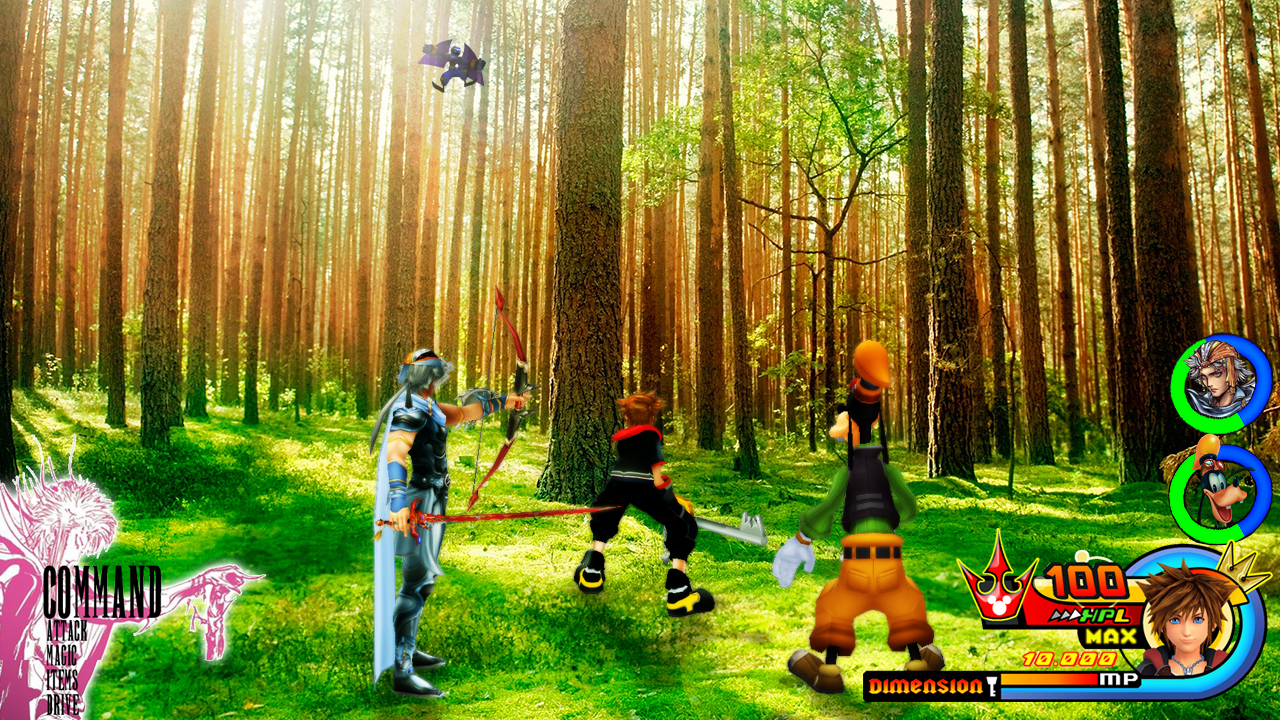 Kingdom Hearts - Final Fantasy II World by OneKingdomPlanet on DeviantArt