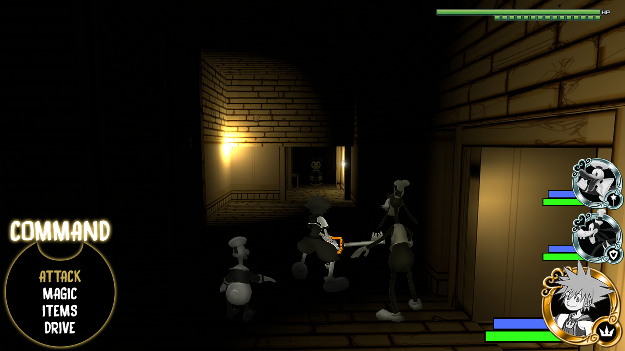 Kingdom Hearts Bendy and the Ink Machine World by on