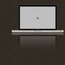 Apple MacBook Pro against a linen background .psd