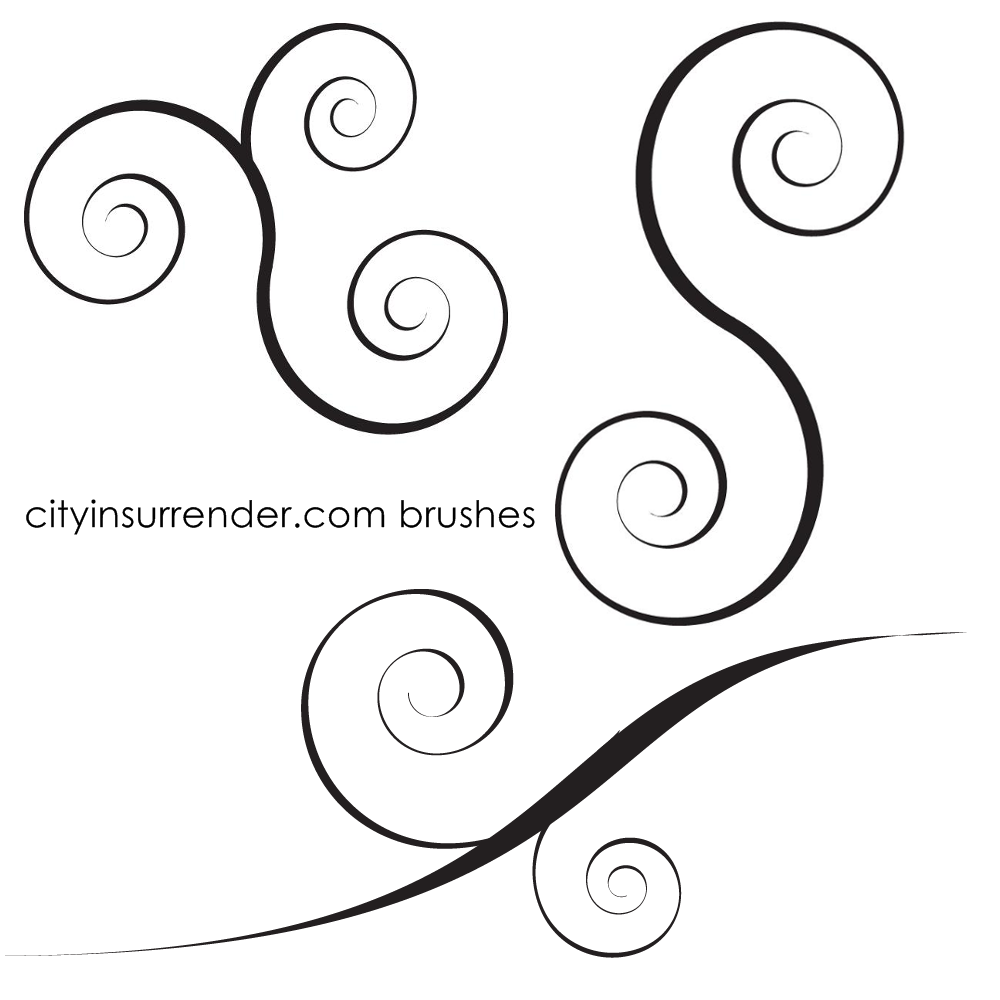 Swirl GIMP brushes by ditalento on DeviantArt