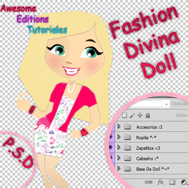 Mi Primera Doll PSD Fashion Divine Doll by FranchescaEdiciones on ...