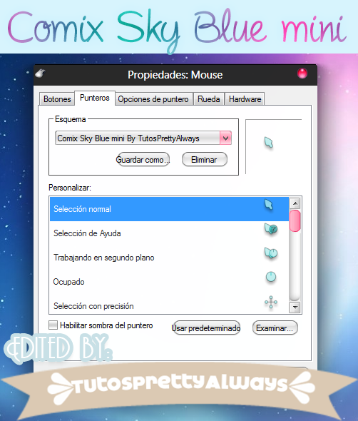 Cursor Comix Sky Blue mini by NeverSayNever13 on DeviantArt