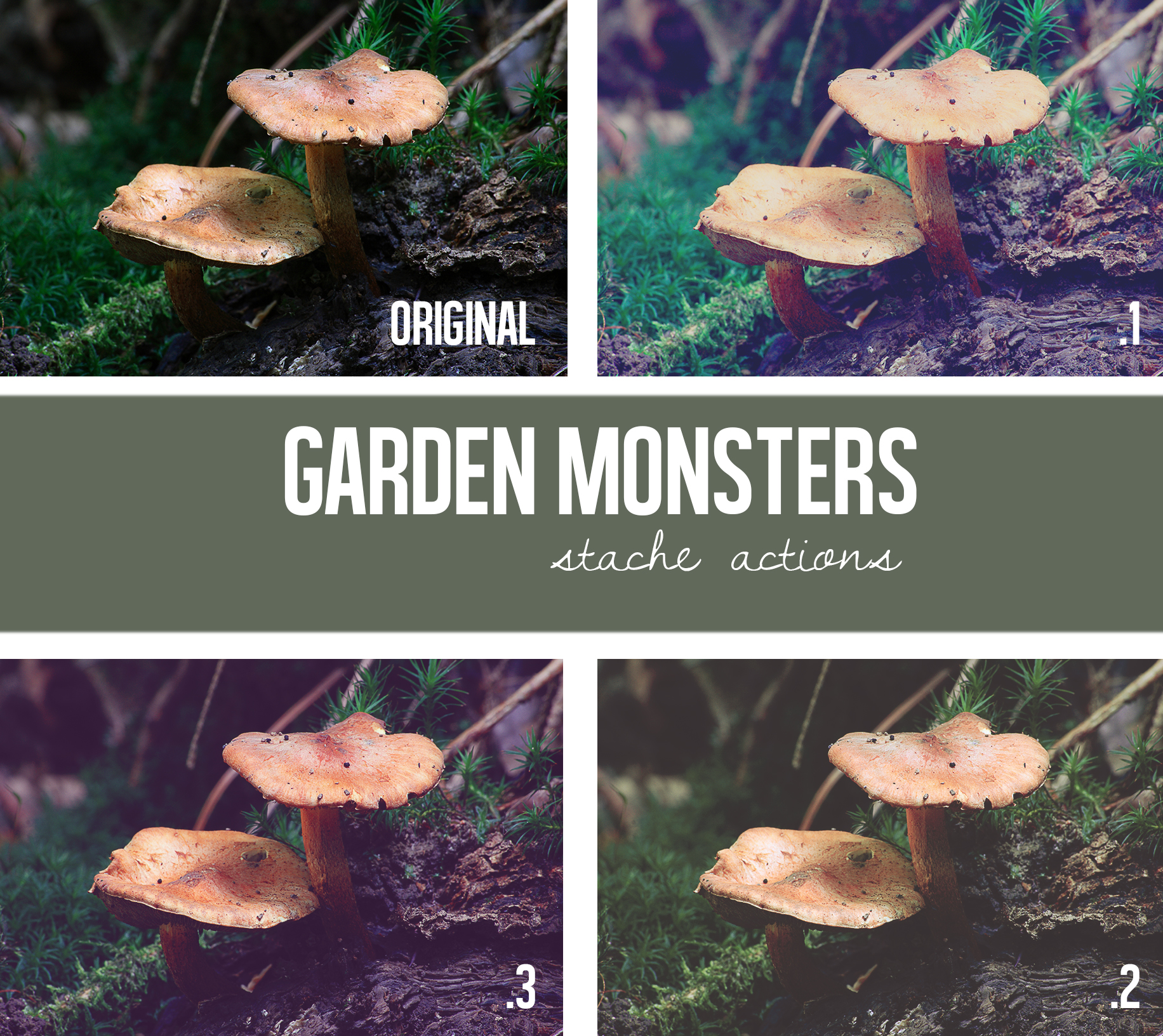 Garden Monsters Action Pack