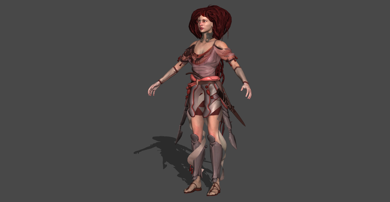 ABYSS ODYSSEY KNIGHT WOMAN ORIGINAL BONES