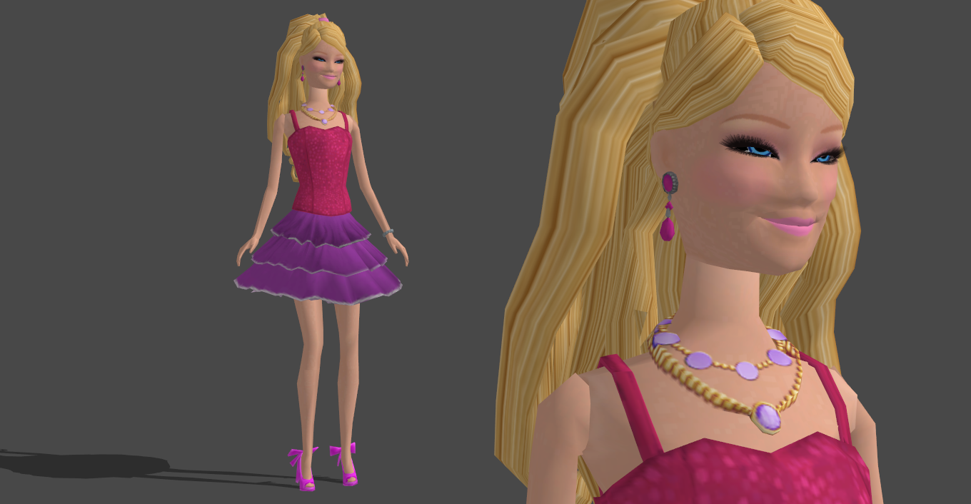 Barbie 3D Nail Set - wide 3