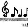 Simple Notes brush pack