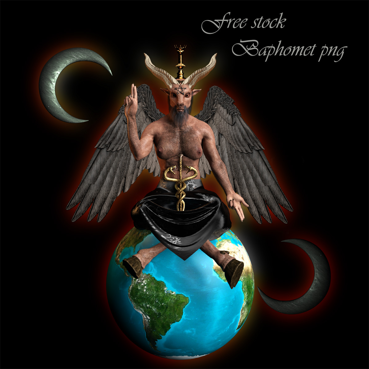 ES Baphomet by ElevitDragonStock on DeviantArt