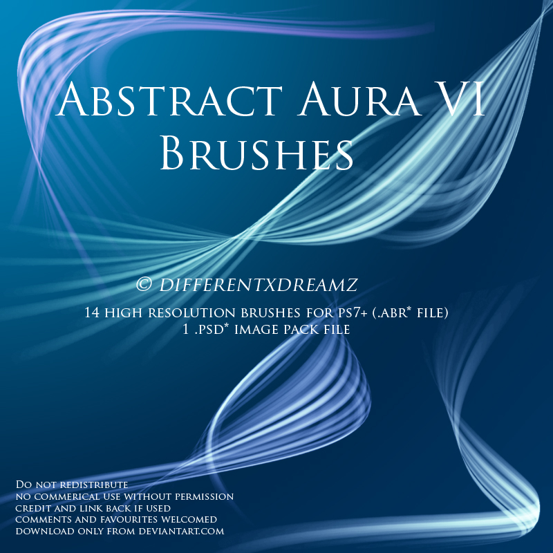 Abstract Aura VI Brushes