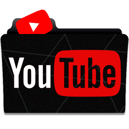 Folder icon youtube by dazarster on deviantart