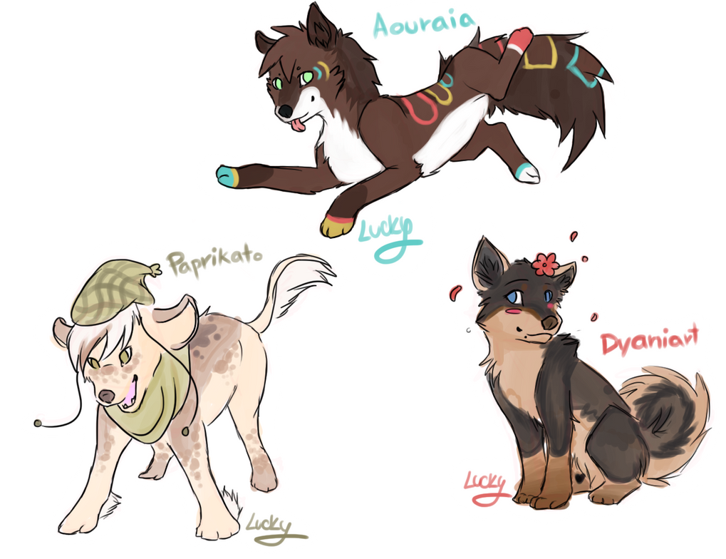 Requests batch 1 by LuckyPaw on DeviantArt