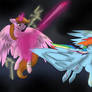 MoonBright VS Rainbow Factory Dash {AT}