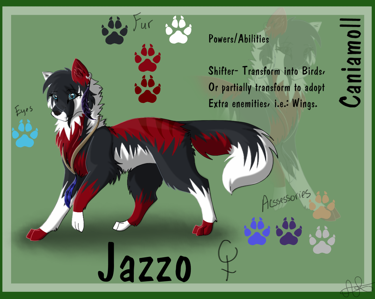 Caniamoll- Jazzo Ref. Sheet {Peaceful Nuetral}