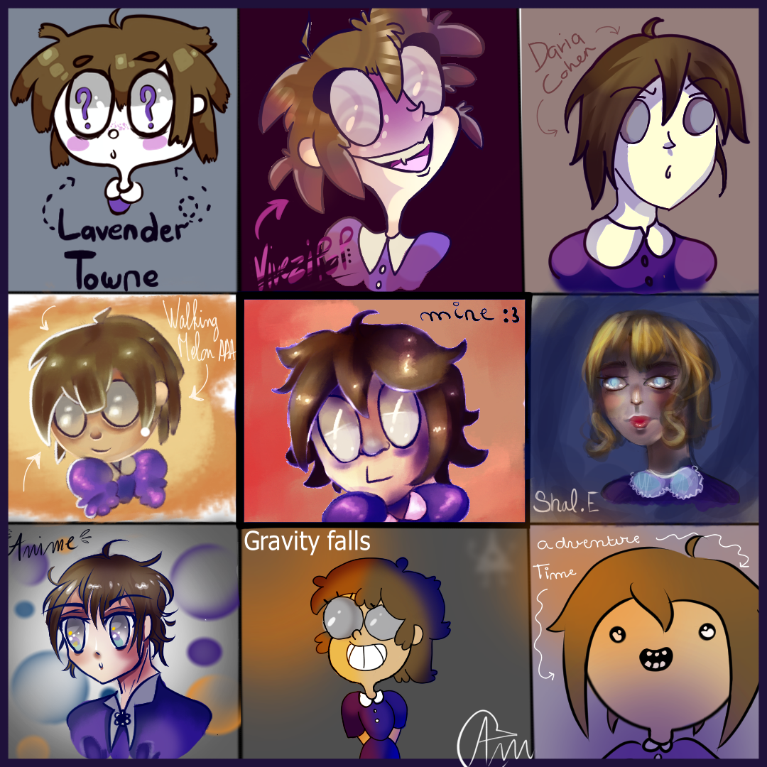 9 Art Style Challenge by Opalinem on DeviantArt