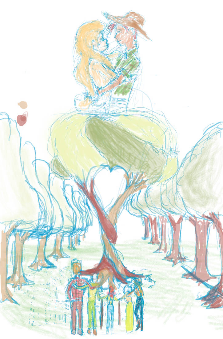 The Prefect Pear Family Bonds WIP Color Sketch by AVasquezArt on DeviantArt