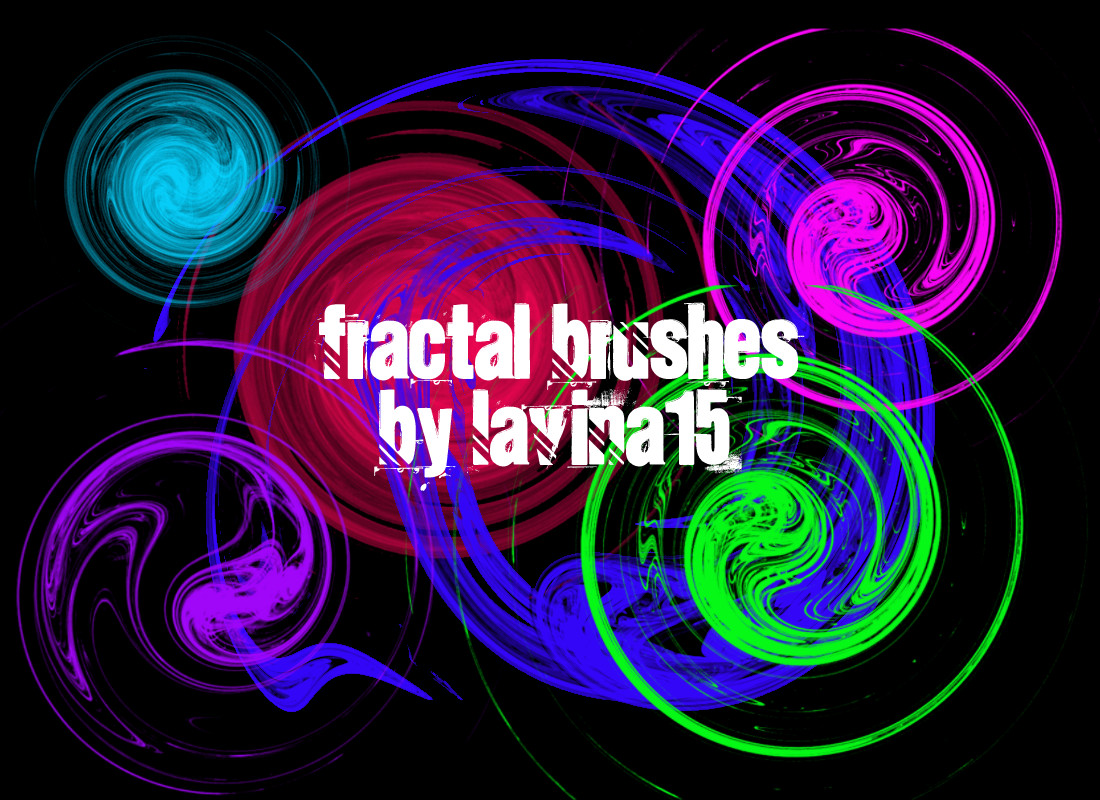 Swirls Fractal Brushes